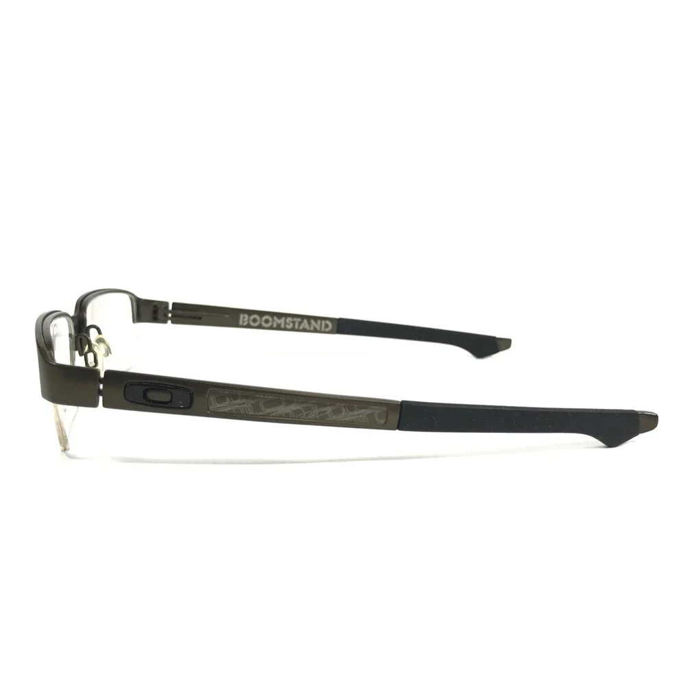 Boomstand Eyeglasses Frames Boomstand OX5042-0352 Pewter Gray Half Rim 52-19-140